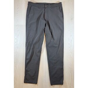 Lululemon Commission Slim-Fit Pant Men's 34x30-31 Olive Green Technical LM5439S